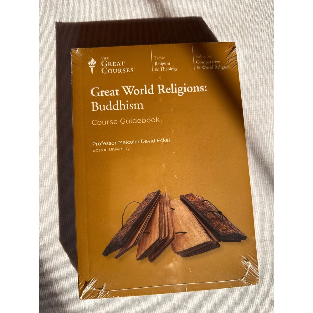 NWT Great Courses Great World Religions Buddhism 6 CD Set & Book Malcolm Eckel